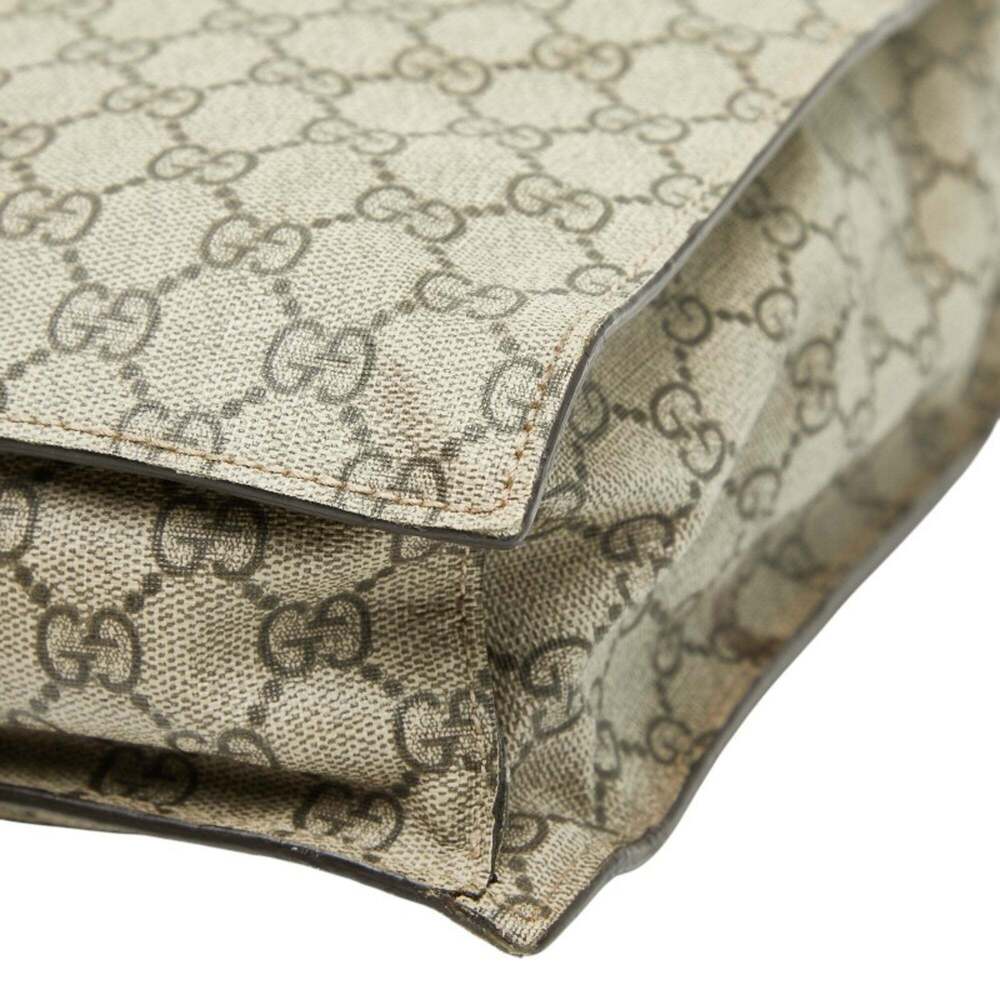 GUCCI Authentic Cream Leather Shoulder Bag - Picture 6 of 14